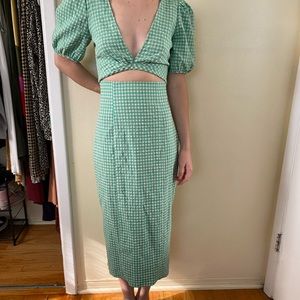 Zara Mint Midi Dress - NEW WITH TAGS
